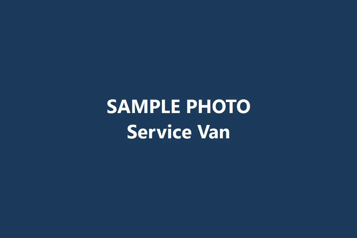 Example Plumbing Co service van parked in front of a St. George home